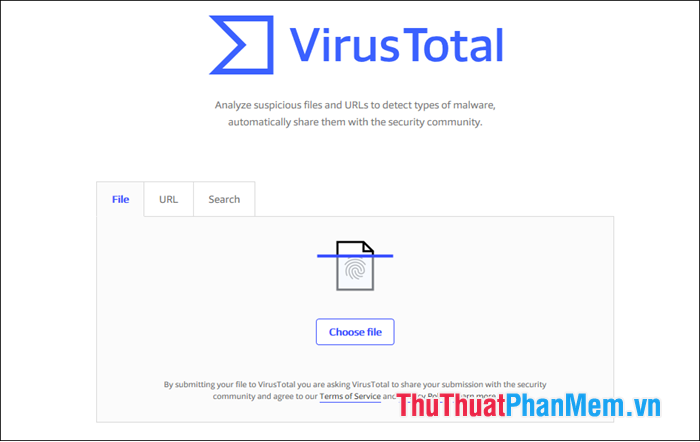 Công cụ VirusTotal