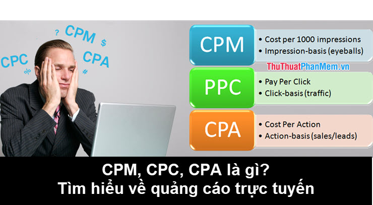 CPM, CPC, CPA là gì? Tìm hiểu về quảng cáo trực tuyến