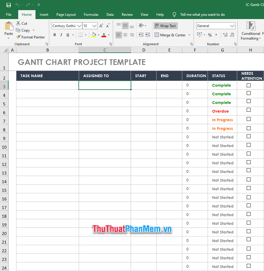 Demo file Excel quản lý hồ sơ 4