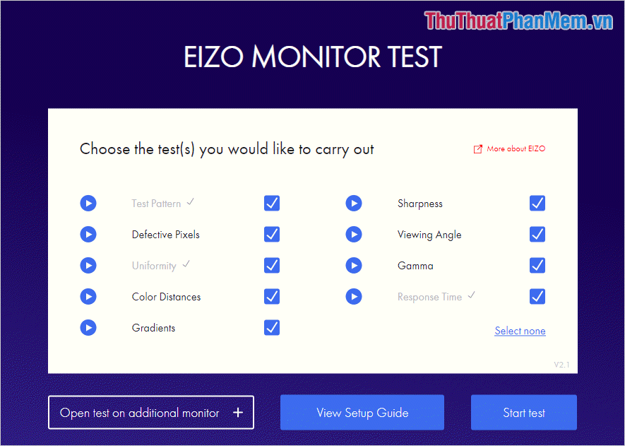 Eizo Monitor Test