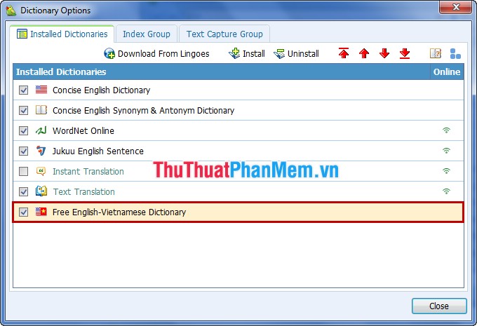 Free English-Vietnamese Dictionary 2