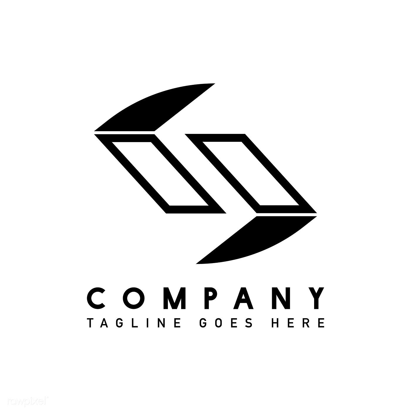 Hình ảnh logo công ty màu đen trắng