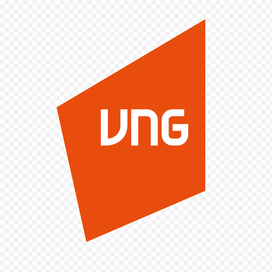 Hình ảnh logo công ty VNG cam trắng