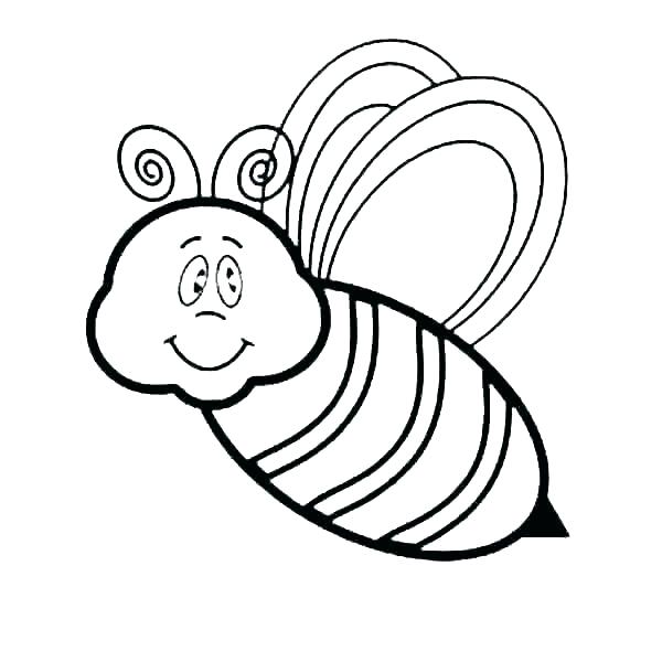 Hình tô màu chú ong mập mạp