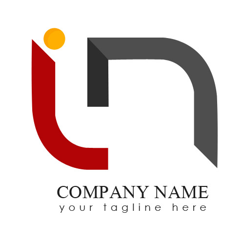 Hìnha rnh logo công ty I N trông khá đơn giản