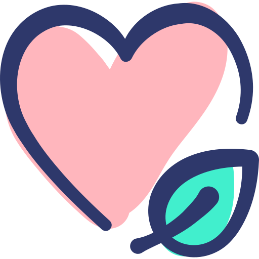 Icon trái tim hồng