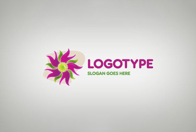 Logo hoa dành cho công ty