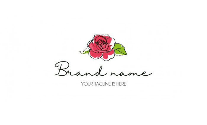 Logo hoa hồng đẹp