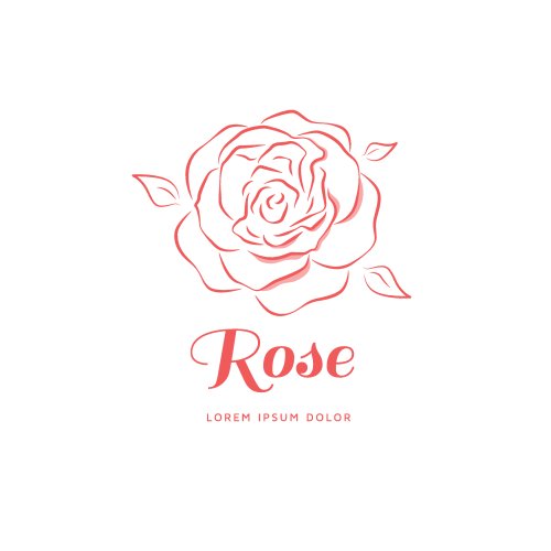 Logo hoa hồng