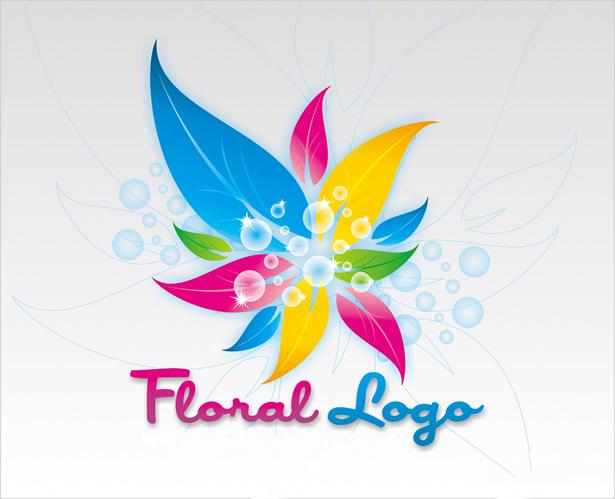Logo hoa ngũ sắc