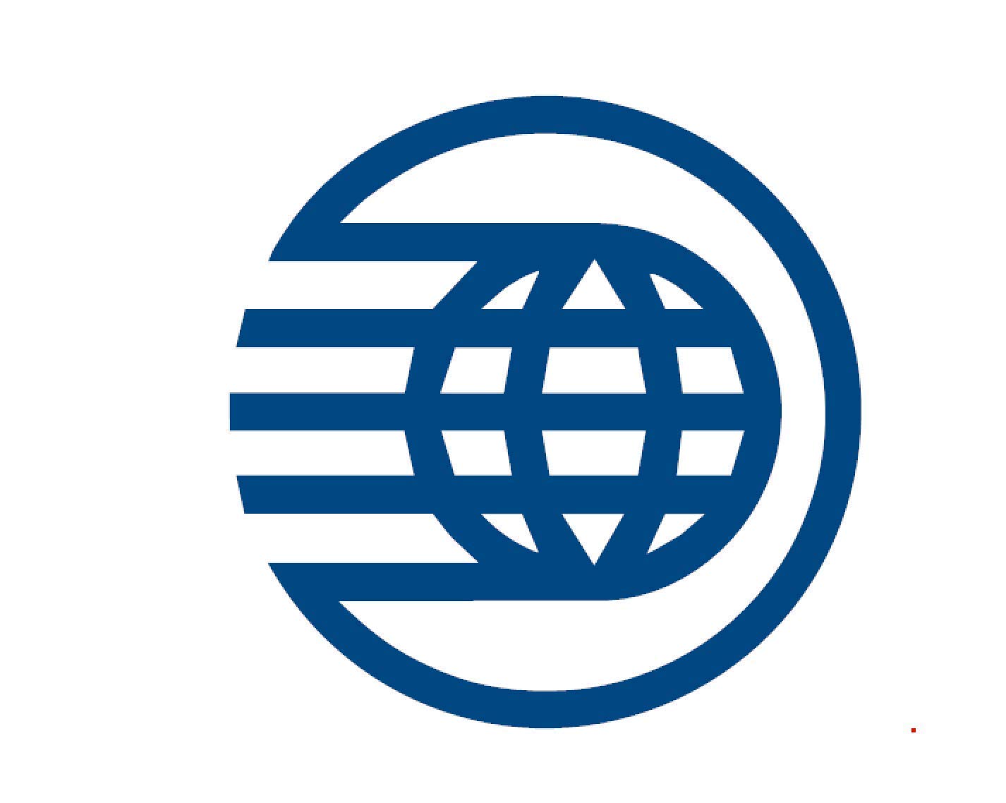 Logo quả địa cầu xanh