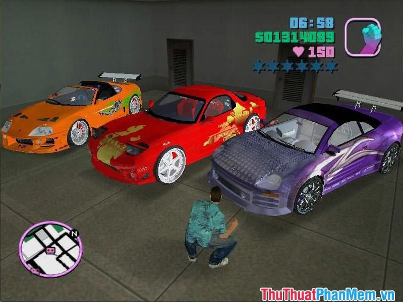 Mã lệnh thay đổi hình dáng bên ngoài trong trò chơi Cướp đường phố (Grand Theft Auto: Vice City)