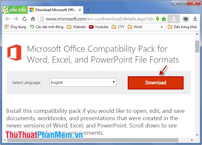 Microsoft Office Compatibility Pack File Formats