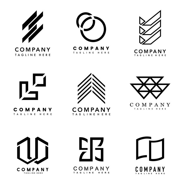 Nhiều kiểu logo công ty gồm 9 kiểu
