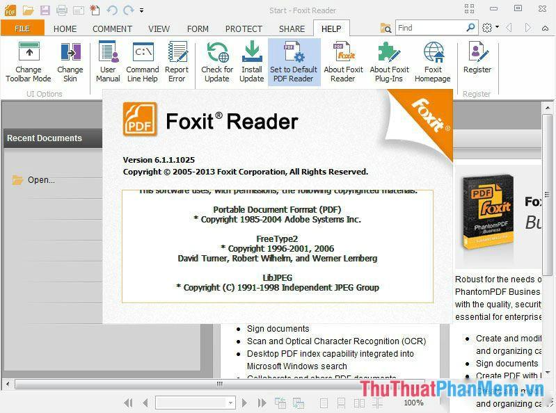 Phần mềm Foxit Reader