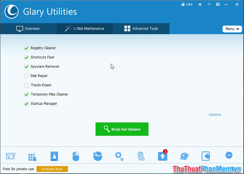 Phần mềm Glary Utilities