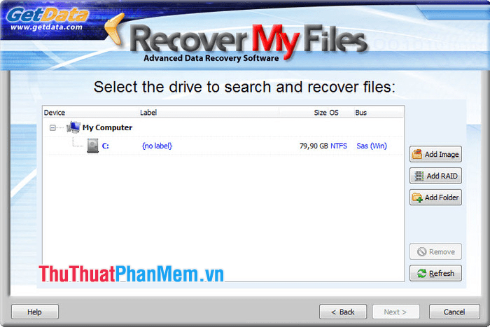 Phần mềm Recover My Files