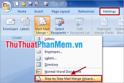 Step by Step Mail Merge Wizard
