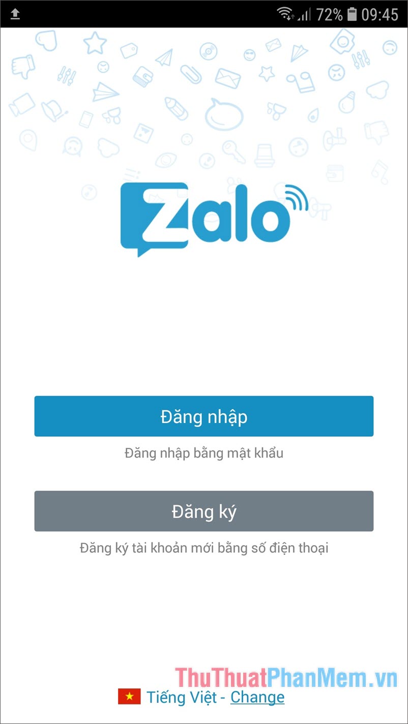 Tài khoản Zing MP3 được kết nối với tài khoản Zalo