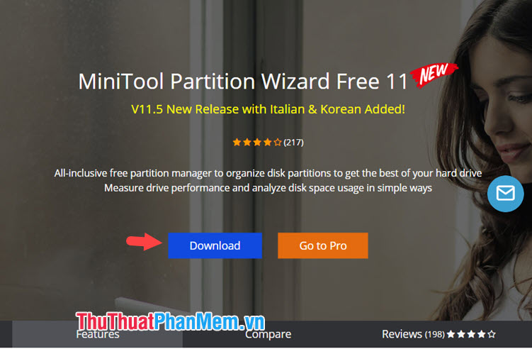 Tải phần mềm MiniTool Partition Wizard Free 11