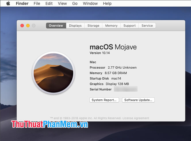 Tạo Apple ID trên macOS (yêu cầu macOS 10.15 trở xuống)