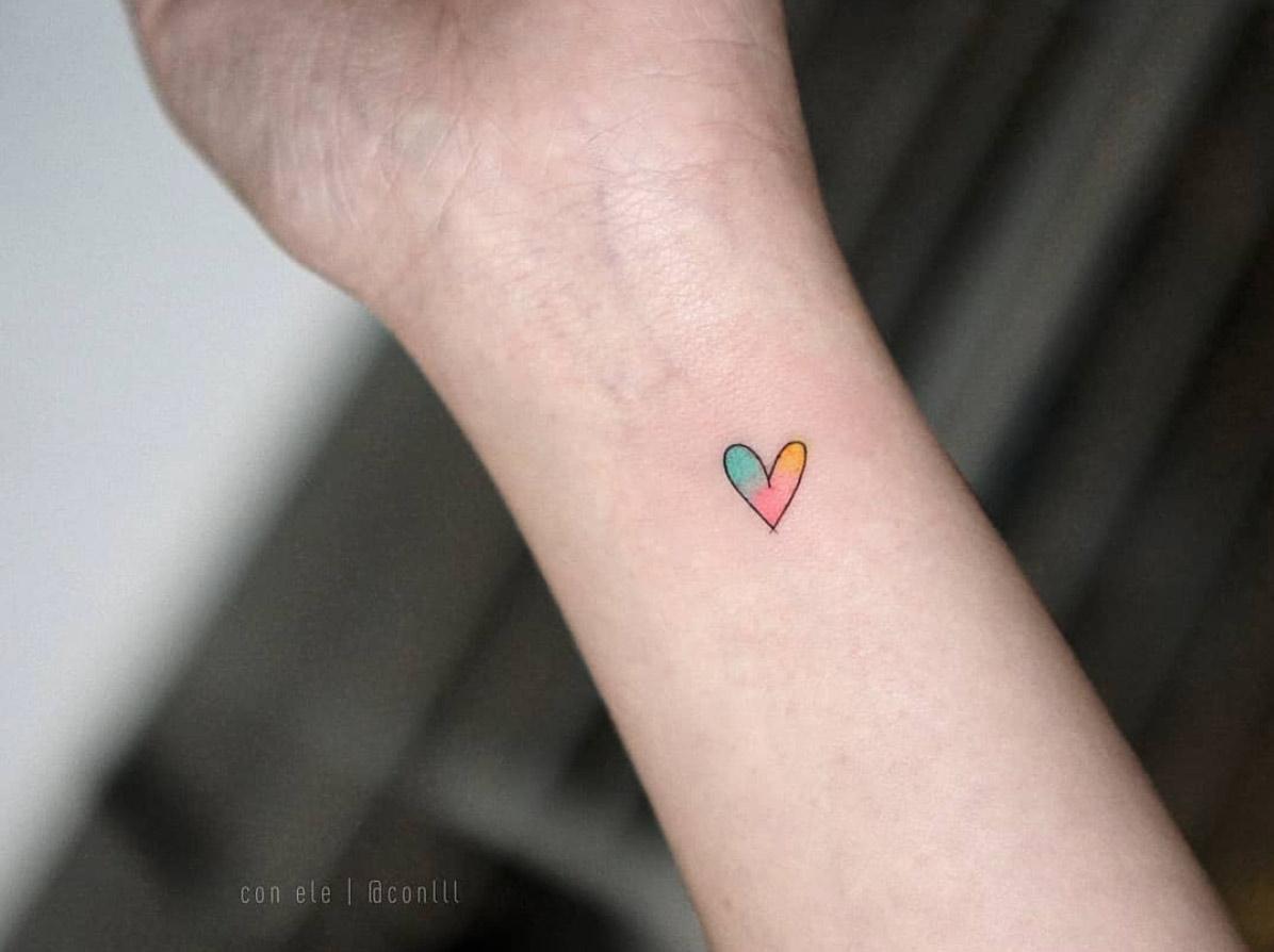 Tattoo hình trái tim