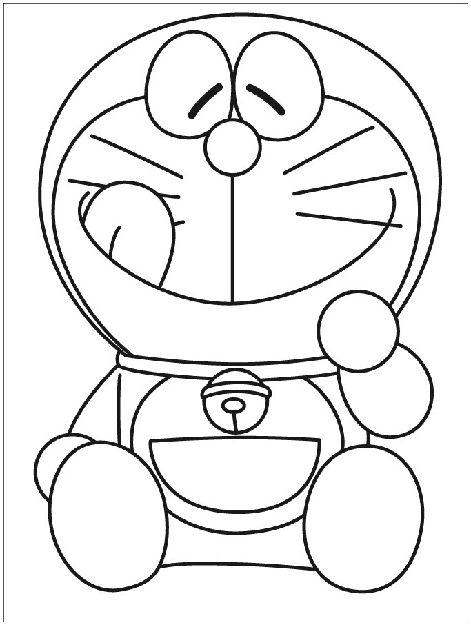 Tranh tô màu Doraemon  (56)