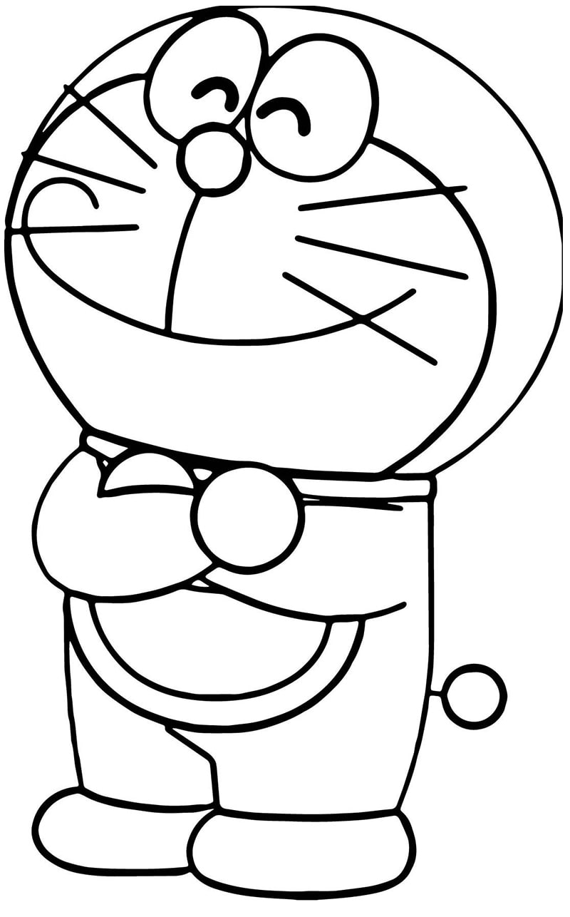 Tranh tô màu Doraemon  (72)