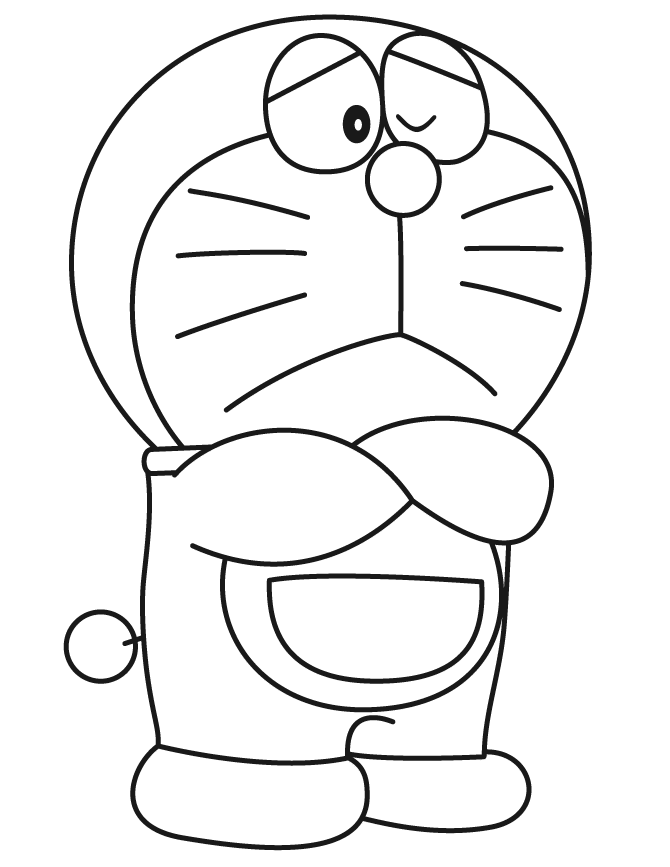 Tranh tô màu Doraemon  (83)