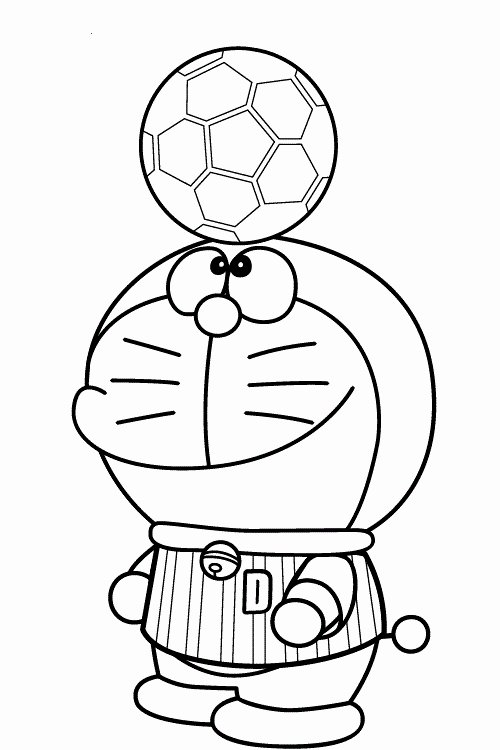 Tranh tô màu Doraemon  (85)