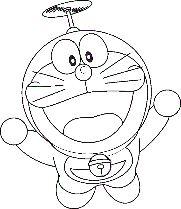 Tranh tô màu Doraemon  (92)