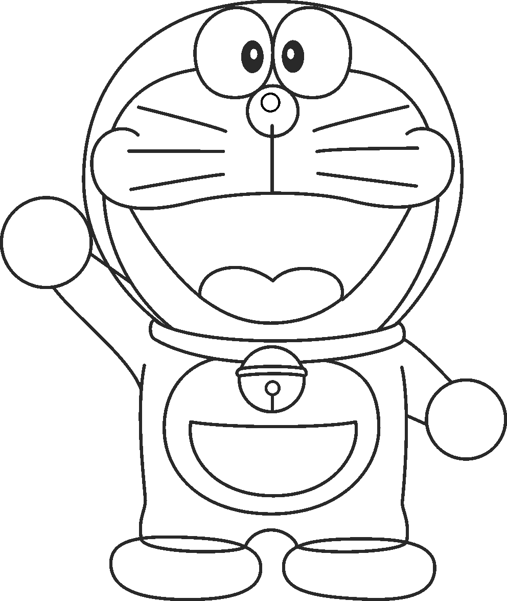 Tranh tô màu Doraemon  (97)