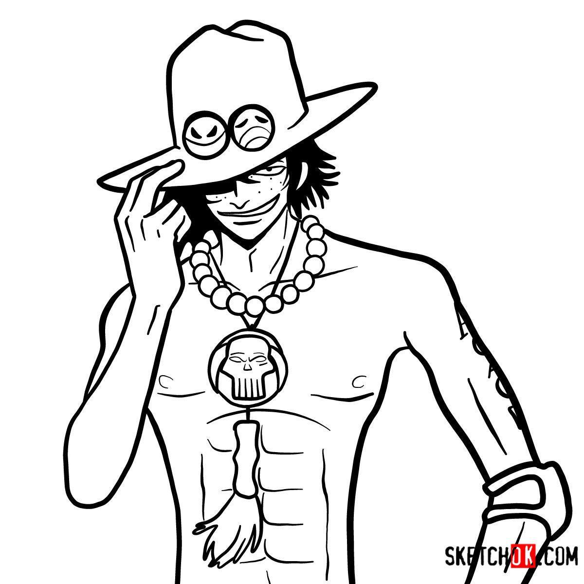 Tranh tô màu One Piece nhân vật đẹp
