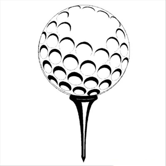 Tranh tô màu trái bóng golf