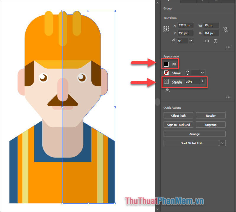 Vẽ avatar chuyên nghiệp bằng Adobe Illustrator (47)