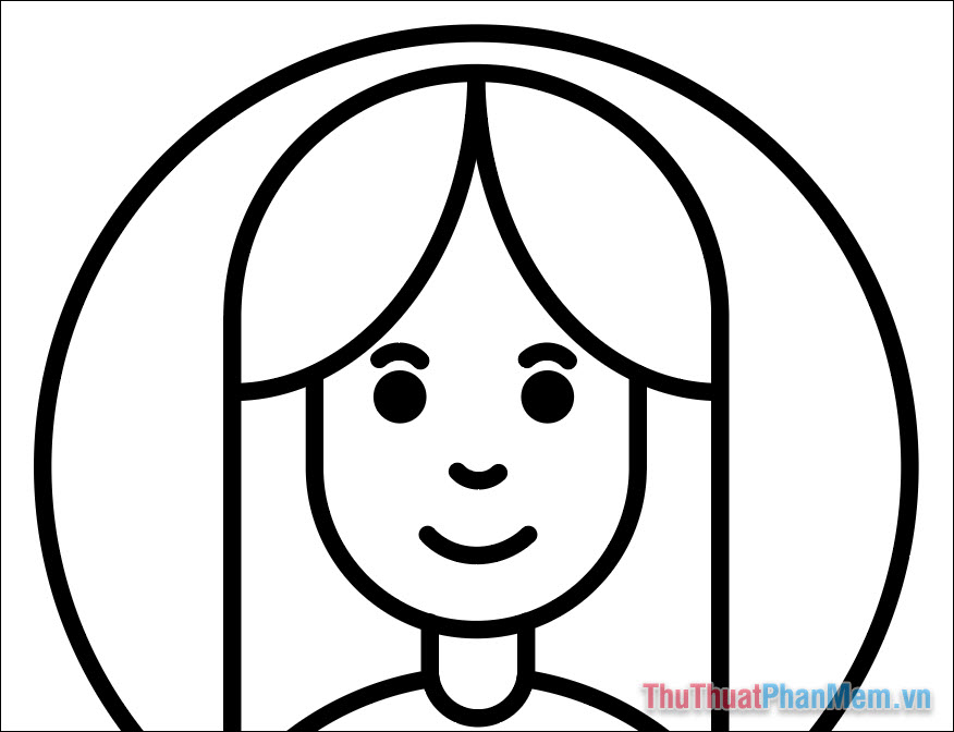 Vẽ hình minh họa avatar cơ bản bằng Adobe Illustrator (23)
