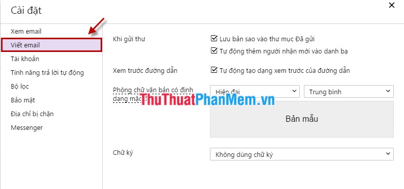 Viết email