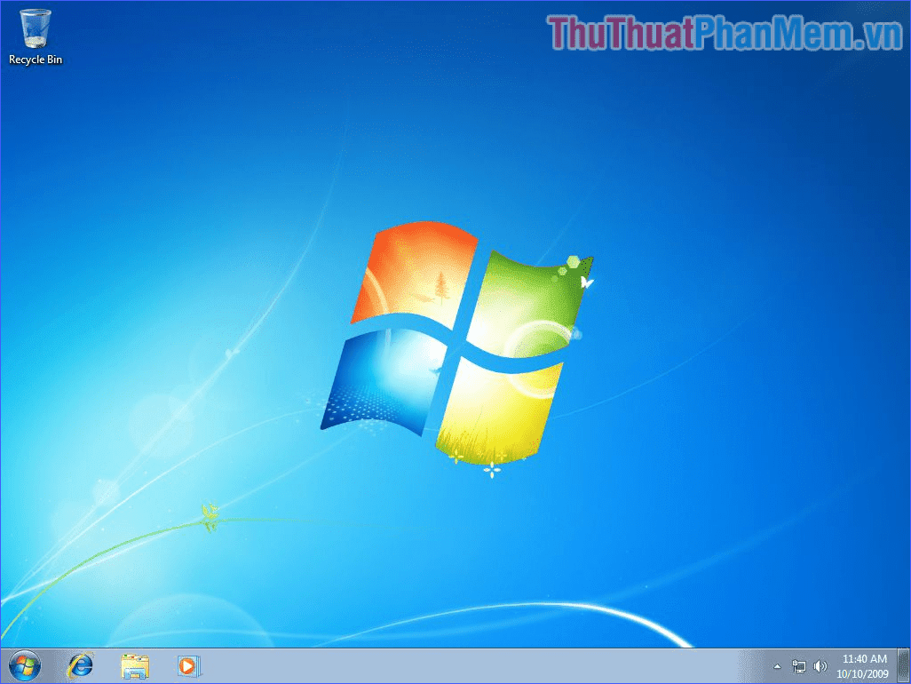 Windows 7 đã sẵn sàng cho bạn sử dụng