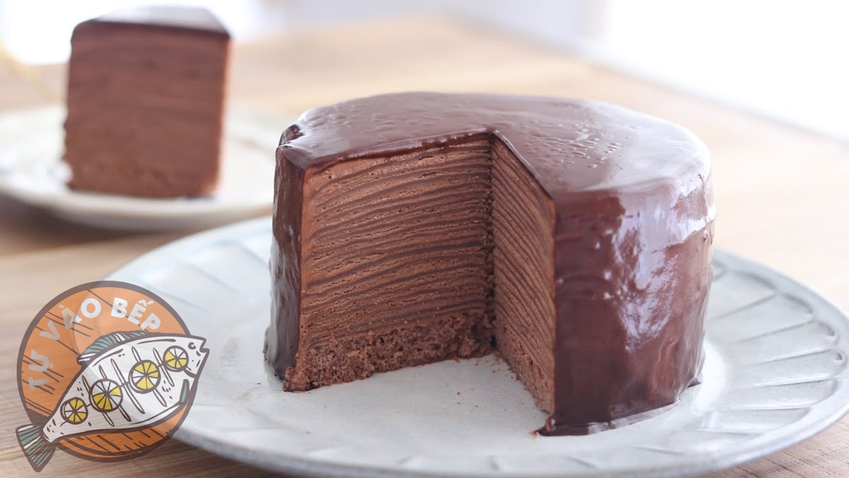 Hướng dẫn cách làm bánh crepe ngàn lớp chocolate ‘truyền thống’