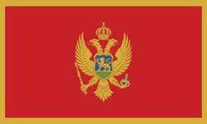 Cờ các nước châu Âu -Montenegro