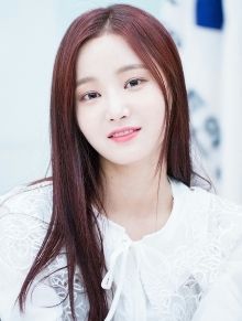 Yeonwoo in white dress