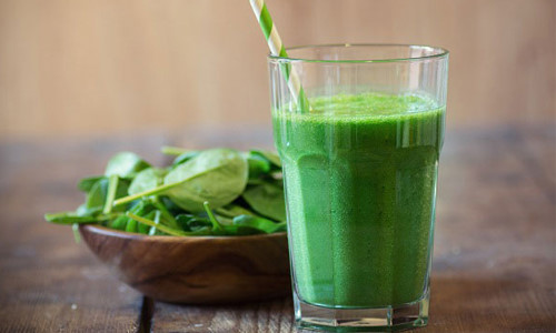 sinh tố rau cải bó xôi - sinh tố rau spinach