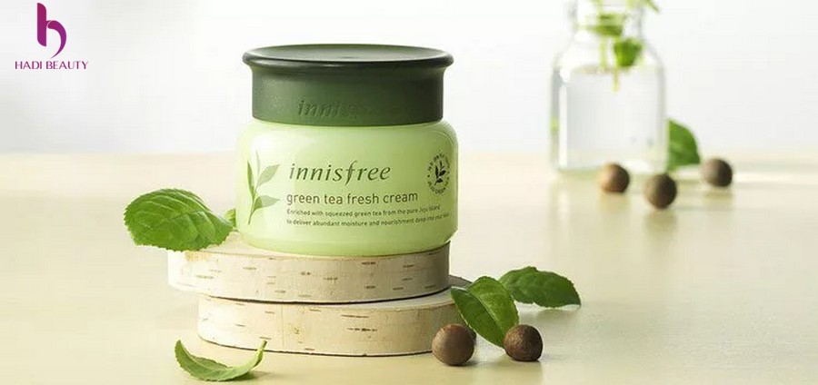 mùa đông nên dùng kem dưỡng ẩm nào Innisfree Green Tea Fresh Cream