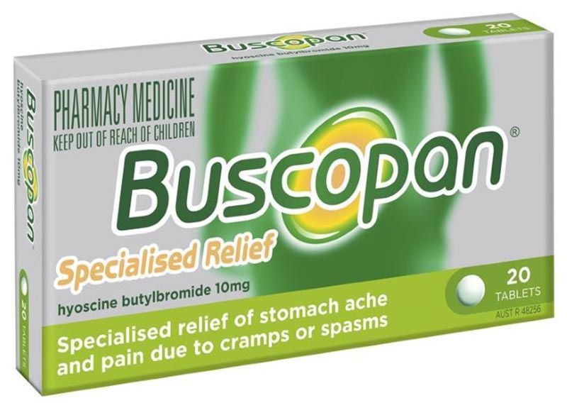 Buscopan có tác dụng giảm đau nhờ vào khả năng làm giãn và chống co thắt cơ trơn tử cung